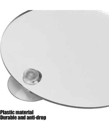 Fogless Round Shower Mirror - Shatterproof & Portable Bathroom Shaving Mirror - Buy Online on SooperMarket.com