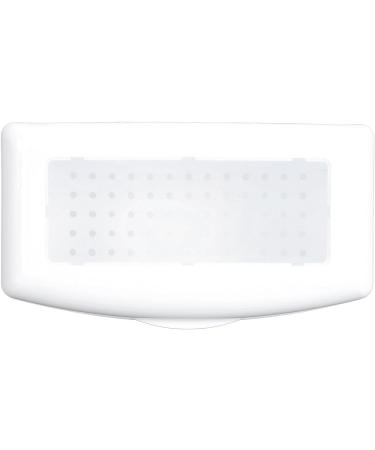 Nail Tool Cleaning Tray Multifunctional Long Life Easy Clean Makeup Tool Needle Cleaning Box for Travel (White) - Buy Online on SooperMarket.com