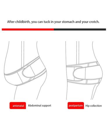 Qiilu Maternity Support Belt - Breathable Pregnancy Brace Band (One Size, Black) - Buy Online on SooperMarket.com