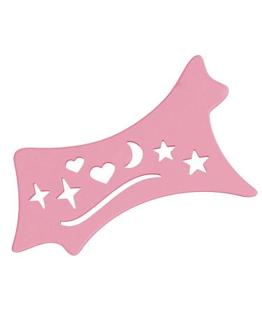 SHZONS Eyeshadow and Eyeliners Stencils Pad | Soft Precision Eyeliners Stencils - Reusable Cleaning Cloths Eye Liners Contour for Makeup Beginners & Beauty Lovers Pink