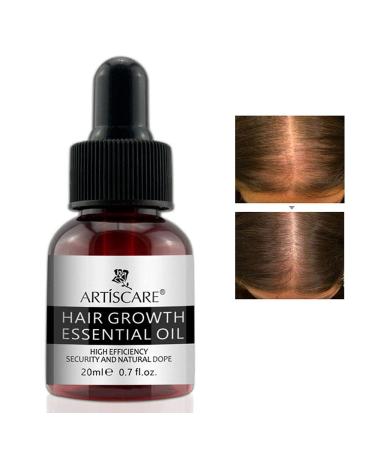 Women Men Hair Growth Essential Oil Improving Damaged Hair Care Serum Scalp Hair Regeneration Essence Liquid for Hair Thinning Hair Loss Promotes Thicker Regrowth Treatment Serum