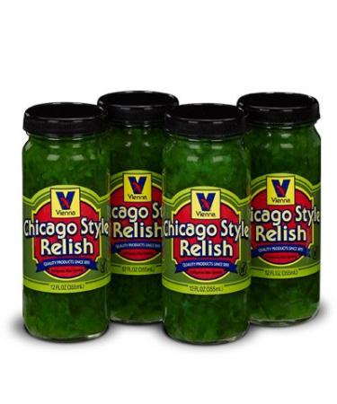 Vienna Chicago Style Relish 12oz (4 Pack)