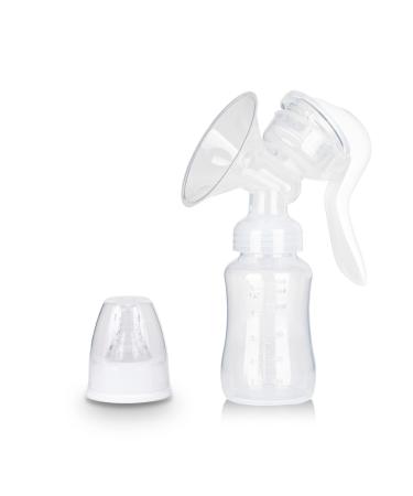 Kidoo - manual milk pump - portable gentle and fast - pumping comfortable pumping with a bottle ultra -quiet milk pump for on the go and at home.(Manual)