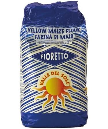 Valle Del Sole Fine Yellow Maize Flour / Fioretto 1KG - Premium Quality Maize Flour for Baking and Cooking - Buy Online on SooperMarket.com