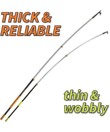 Telescoping Boat Hook for Docking 12 Feet - Durable, Lightweight and Sturdy | Floating Pole for Push-Pull and Boating - Buy Online on SooperMarket.com