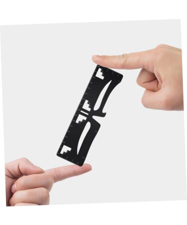 eyebrow design eyebrow card eyebrow measuring tool Eyebrow Positioning Ruler Metal eyebrow shape - Buy Online on SooperMarket.com