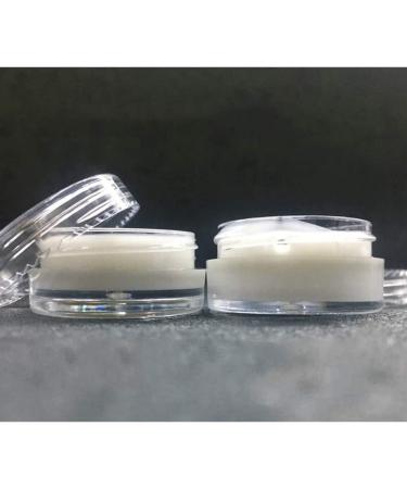 Proleo 100pcs 5G Sample Containers - Ideal for Cosmetics Lip Balm Ointments & Jewelry - Secure Screw Cap - White - Buy Online on SooperMarket.com