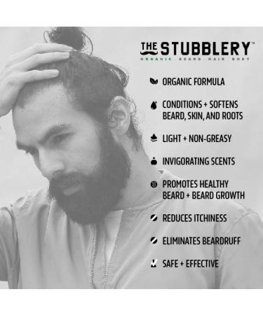 Organic Citrus Beard Oil (2 oz) - Premium Quality for Healthy Facial Hair - International Shipping Available - Buy Online on SooperMarket.com