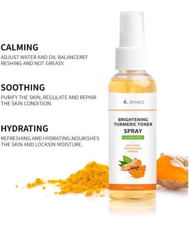 Turmeric Face Toner Toner Skincare Pore Minimizer Hydrating Toner Face Exfoliator Clean and Clear Facial Toner - Buy Online on SooperMarket.com