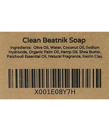 YANKEETRADERS Clean Beatnik Hemp Patchouli Soap - Vegan & All Natural 2.4oz Bars | International Shipping Available - Buy Online on SooperMarket.com