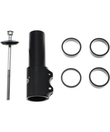 Wake Bike Stem Riser | Fork Extender for Mountain, Road, MTB, BMX, Fixie | Adjustable Aluminium Alloy | Black - Buy Online on SooperMarket.com