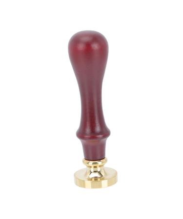 PLAFOPE 1pc Dispensing Plate Tool Coffee Tamper Stamper Makeup Gadgets Wooden Handle Coffee Beans Pack 1 count (Pack of 1) Brown