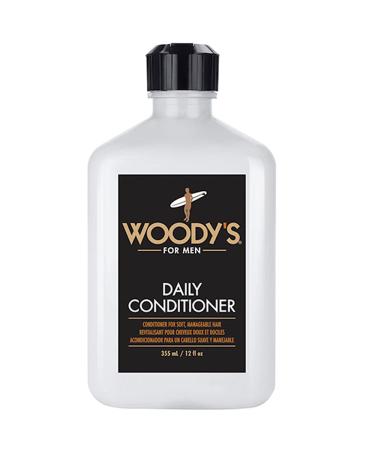Woody's Daily Conditioner for Men  12 Fl Oz (Pack of 1)