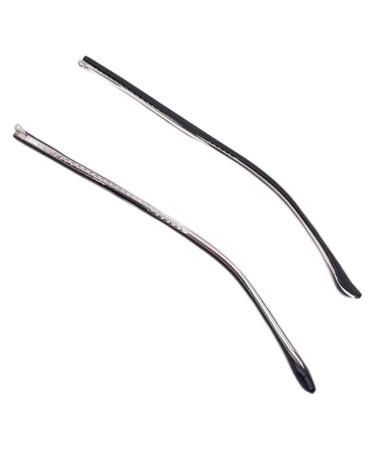 Ranara glasses end spikes replacement glasses legs glasses accessories black plastic glasses replacement ironing arms glasses spare parts for the glasses repair 1 pair
