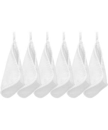 URAQT 6 Pack Face Cloths Make Up Remover 7.87 * 7.87in Soft Microfibre Face Wipes for Reusable Makeup Remover Cloth Washable Ultra Soft Facial Cleansing Wipe Cloths (White) 6 Pcs-white - Buy Online on SooperMarket.com