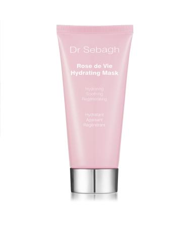 Dr Sebagh Rose de Vie Hydrating Face Mask BEAUTIFULLY RADIANT SKIN - Hydrating Mask for Face - Jet Lag Mask for Glowing Skin - Overnight Moisturizer Face Mask - Glow Sleep Mask (3.38 fl. Oz.)