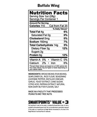 Enlightened Bada Bean Bada Boom - Buffalo Wing Vegan Protein Snacks | Gluten-Free Roasted Fava Beans (24 Pack) - Buy Online on SooperMarket.com