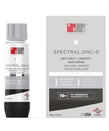 Spectral.DNC-S Anti-Gray  Extra Strength Leave In Serum to Support Hair Growth for Men and Women by DS Laboratories - Color Restorer  Hair Loss and Thinning Hair Serum for Fuller  Thicker  Stronger Hair (2 fl oz) 2 Fl Oz...