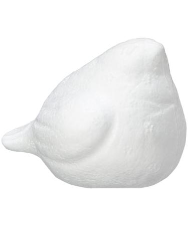 Glorex 3803 753 6 Styrofoam Bird  White  5 x 5 x 1 cm