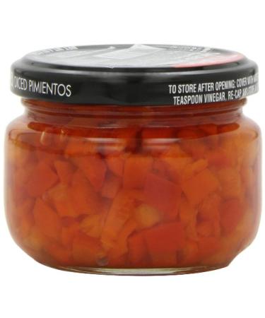 Mario Camacho Pimientos Diced 4oz (Pack of 12) - Premium Quality Spanish Peppers - Buy Online on SooperMarket.com