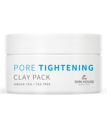The Skin House Pore Tightening mud pack (100ml 3.38 fl.Oz.) |Minimization of blackheads |Pore cleaning |Tonmask for the face |Oil production control