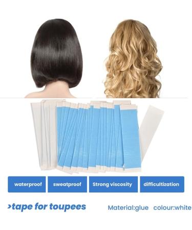 Bamberg 180Pc/Lot Strong Wig Tape Double Sided Adhesive Extension Hair Tape Strips Waterproof for Toupee/Lace Wigs Film Adhesive - Buy Online on SooperMarket.com