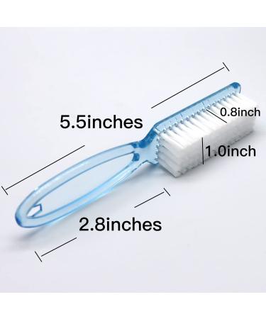 Heavy Duty Nail Brush Hand Scrub - 5 Pcs Set for Men, Women, Kids - Soft & Stiff Bristles - Handle Grip Fingernail Brush - Nails & Toes Scrubber - Buy Online on SooperMarket.com