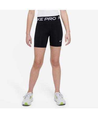 Nike Girls' Shorts G NP DF 5in | Black/White | Ages 12-13 | International Shipping Available - Buy Online on SooperMarket.com