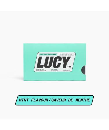 LUCY Nicotine Gum 4mg 100 Count | Mint Flavour | NPN 80108821 | Stop Smoking Aid | 10 pcs per Pack x 10 Packs - Buy Online on SooperMarket.com