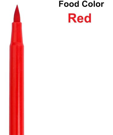 Food Coloring Markers - Food Grade Gourmet Writers for Cake Ultra Fine Thick Tip Food Grade Gourmet Writers Cookie Decorating Supplies 10 Colors Red - Buy Online on SooperMarket.com