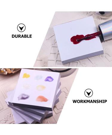 Minkissy 100th Color Paper Cosmetic Make-up & Nail Art Display Holder | Gel Mixing Tablet for Manicure Practice - Buy Online on SooperMarket.com