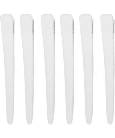 Hair Styling Clips Plastic Sturdy White Practical Duckbill Hair Clip for Hairstyling - Buy Online on SooperMarket.com