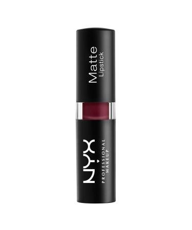 NYX Matte Lipstick in Siren - Deep Violet Shade | Long-Lasting Formula - Buy Online on SooperMarket.com
