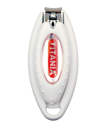 TITANIA nail clippers chrome-plated in plastic case U collection box 1 pack (1 x 31 g)