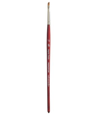Princeton Velvetouch  Series 3950  Paint Brush for Acrylic  Oil and Watercolor  Angle Shader  1/8 Inch