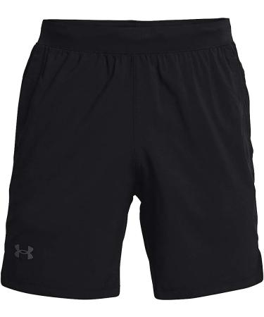 Under Armour Men's Launch Run 7-inch Shorts in Black/Reflective (Medium) - Buy Online on SooperMarket.com
