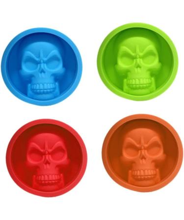 KICHOUSE Orange Baking Cake Pattern Food Skull Mini Grade Molds DIY Candy Silicone Jelly - Buy Online on SooperMarket.com