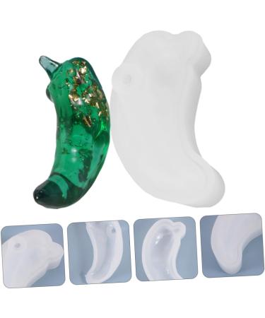 Tofficu Epoxy Resin Mold 1pc Resin Tool DIY Crafts Thanksgiving Casting Silicone for Chili Green Gel Simulate Home Pepper - Buy Online on SooperMarket.com
