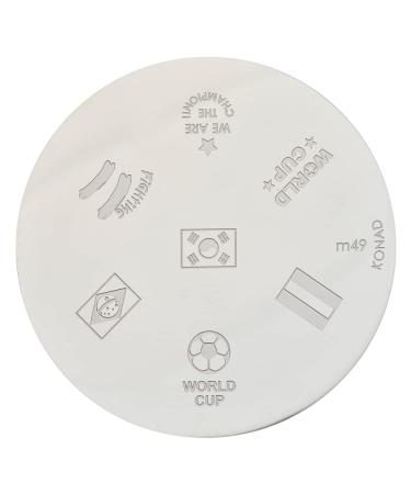 Konad stencil stamping stamping stencil M49