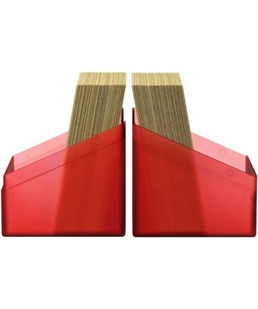 Ultimate Guard Boulder 100 Deck Case - Large Ruby - Secure and Stylish Storage Solution - Buy Online on SooperMarket.com