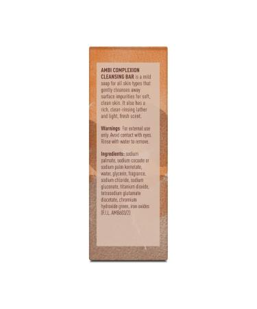 Ambi Complexion Cleansing Bar Soap 3.5 oz - Pack of 10 | Gentle Skin Cleanser - Buy Online on SooperMarket.com