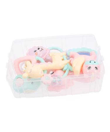 Kisangel 1 Set Rattle Toy Educational Baby Toys Baby Infant Toys Baby Chew Toys Baby Silicone Teething Toy Baby Teething Chew Toy Baby Teether Toy Silicone Infant Teething Toy Set Baby