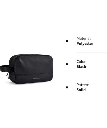 BAGSMART Men's Travel Toiletry Organizer - Water Resistant Hanging Dopp Kit/Shaving Bag - Black-Medium - Buy Online on SooperMarket.com