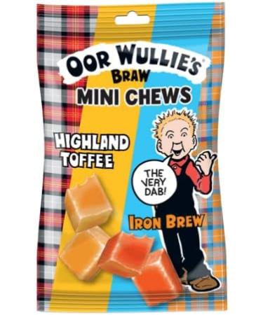 Oor Wullie's Braw Mini Chews Highland toffee & Iron brew 2x 147g bags - Buy Online on SooperMarket.com