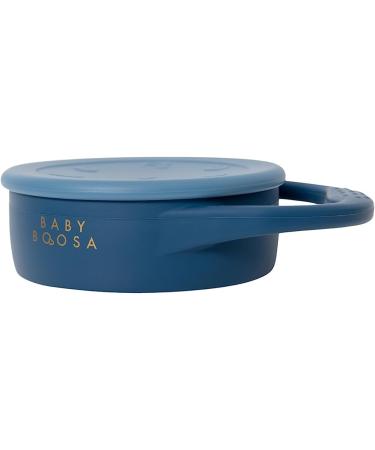 Baby Boosa Surprise Snack Pot: Dentist-Developed, No-Spill Finger Food Cup for On-The-Go Kids | Collapsible, Soft & Easy Clean | BLW Riviera Blue - Buy Online on SooperMarket.com