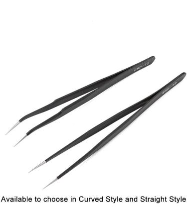 Stainless Steel Eyelashes Grafting Tweezers Makeup Tweezers Tool for Eyelashes Extension Nail Art Decoration for Professional Salon or Home Use(3#) - Buy Online on SooperMarket.com