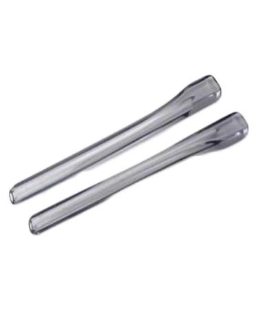Ranara glasses end spikes replacement glasses legs glasses accessories 2 pairs of transparent gray glasses end tips.