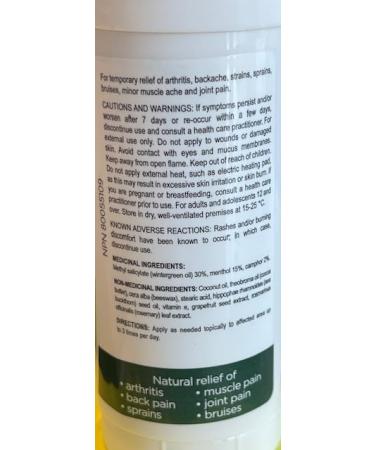 PAIN THERAPY STICK strongest relief for back & joint pain arthritis sore muscles - long lasting natural ingredients 60g - Buy Online on SooperMarket.com