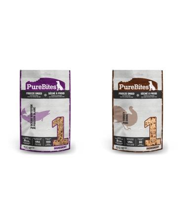 PureBites Ocean Whitefish and Turkey Dog Treats Bundle