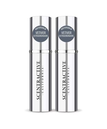 CA Perfume Impression of Fredarik Mal Vetiver Extraordinaire For Men Replica Version Fragrance Dupes Concentrated Long Lasting Eau de Parfum Spray Refillable Atomizer Bottle 0.17 Fl Oz/5ml-X2 FREDARIK MAL VETIVER EXTRAORDINAIRE IMPRESSION 0.34 Fl Oz (Pack